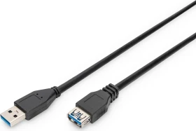 Digitus USB 3.0 Verlängerungskabel, USB-A [Stecker] auf USB-A [Buchse], 3m schwarz (AK-300203-030-S)