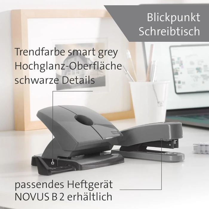 Novus B 220 Color ID 2.0 Bürolocher, Smart Grey