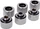 Alphacool HT Rohranschluss G1/4" auf 16mm chrome, 6er-Pack (17384)