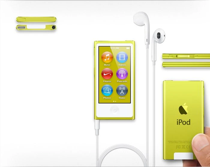 Apple iPod nano 16GB gelb [7G]