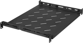 Intellinet 19" Fachboden zur Festmontage, schwarz, 350mm Einbautiefe, 1HE