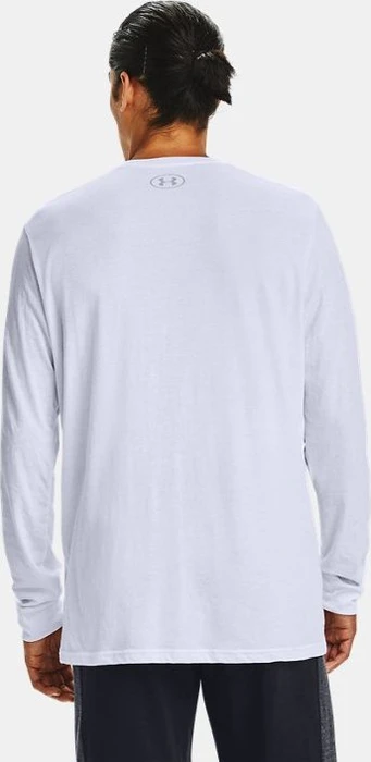 Under Armour Sportstyle Left Chest Funktionsshirt langarm weiß/schwarz (Herren)