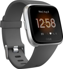Fitbit Versa Lite Edition Aktivitäts-Tracker charcoal/aluminium (FB415SRGY)