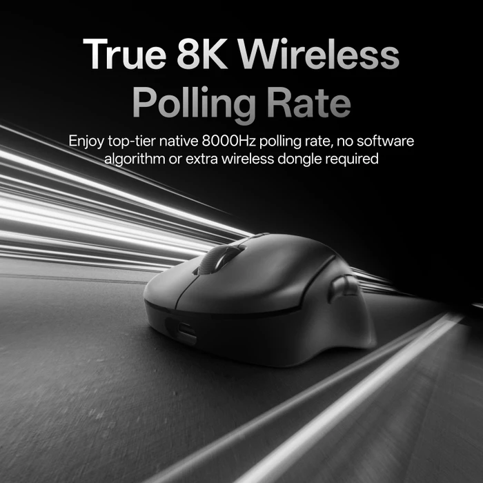 Rapoo VT3 Max Gen-2 8K Wireless Gaming Mouse schwarz, USB
