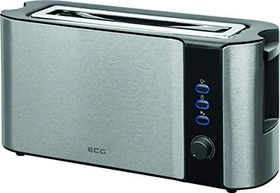 ECG ST 10630 SS Langschlitz-Toaster