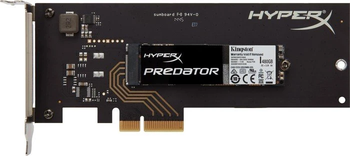 Kingston FURY Predator 480GB, Add-In Card / PCIe 2.0 x4