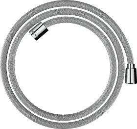 Hansgrohe AXOR ShowerSolutions Textilbrauseschlauch 1.60m mit konischer und zylindrischer Mutter chrom