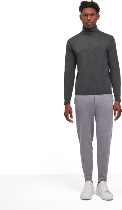 Falke Basic Apparel Rollkragen Pullover green mel. (Herren)