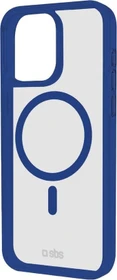 SBS Mobile Mag Frame Case für Apple iPhone 15 Pro blau