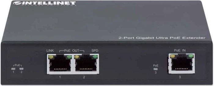 Intellinet Desktop Gigabit Switch, 3x RJ-45, 60W PoE++ PD