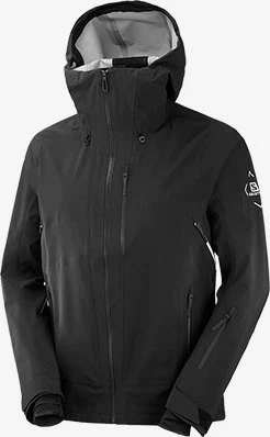 Salomon Outlaw 3L Shell Skijacke schwarz/weiß (Herren)