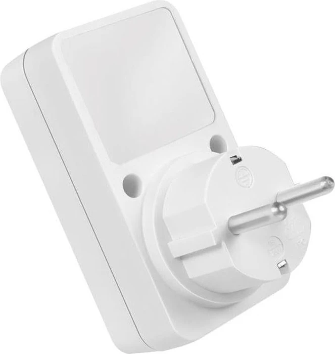 LogiLink Steckdosenadapter mit Dämmerungssensor 1-fach, 3600W, weiß