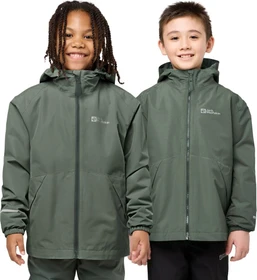 Jack Wolfskin Iceland 3in1 Funktionsjacke slate green (Junior)