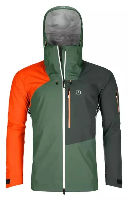 Ortovox 3L Ortler Funktionsjacke green forest (Herren)