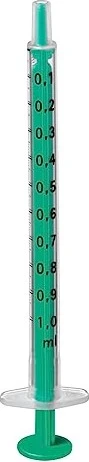 B.Braun Injekt-F 2-teilige 1ml Feindosierungsspritzen ohne Kanüle, 100 Stück