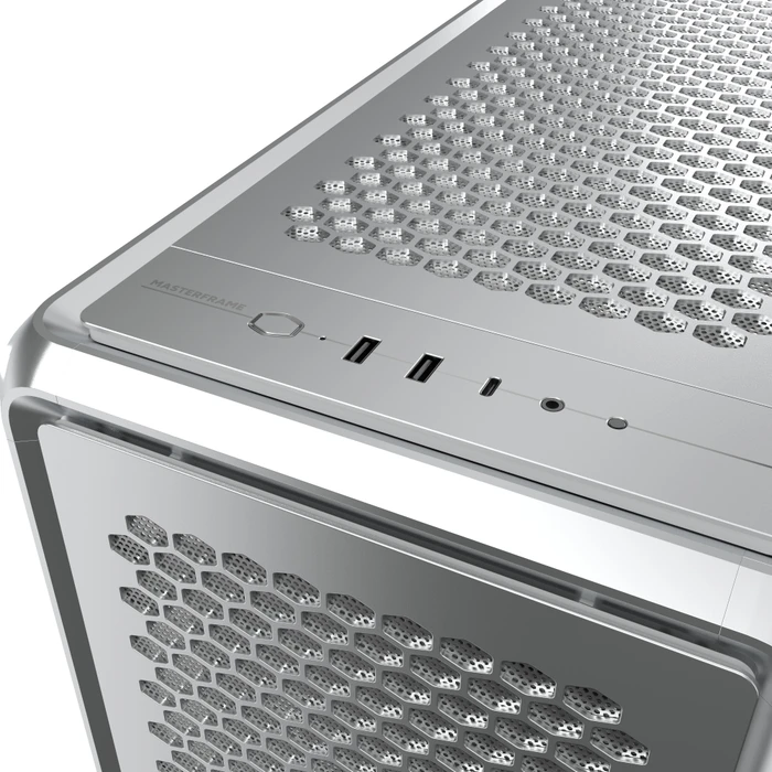 Cooler Master MasterFrame 600, silber, Glasfenster