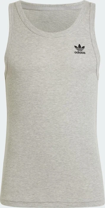 adidas Trefoil Essentials Shirt ärmellos medium grey heather (Herren)