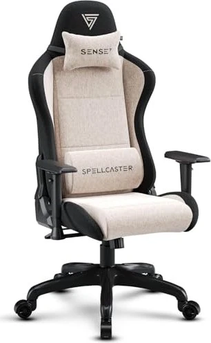 Sense7 Spellcaster Fuku Gamingstuhl, beige/schwarz
