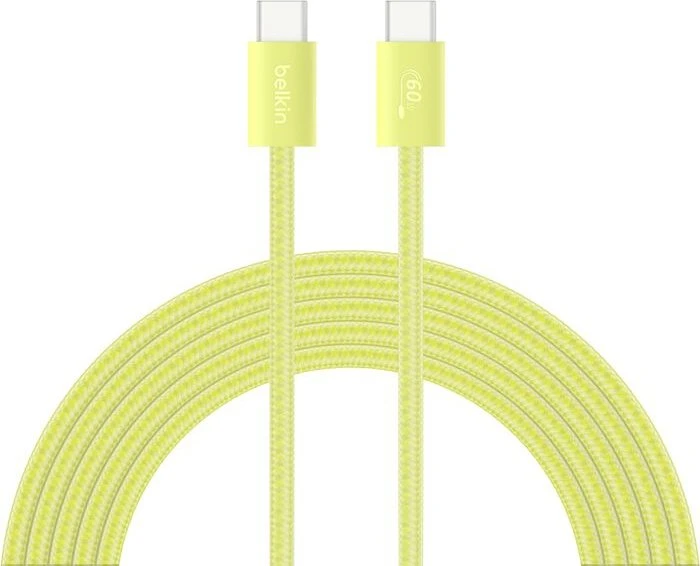 Belkin BoostCharge USB-C-Ladegerät + USB-C/USB-C-Kabel (30W) gelb