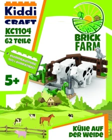 Kiddicraft BrickFarm Kühe auf der Weide