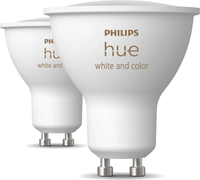 Philips Hue White and Color Ambiance 400 GU10 4.2W, 2 Stück