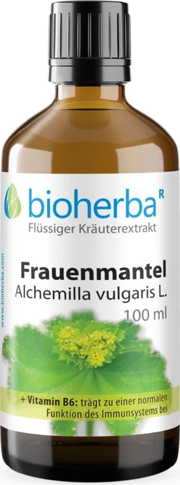 Bioherba Frauenmantel Alchemilla vulgaris L. Tropfen Tinktur, 50ml