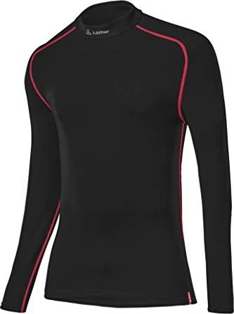 Löffler Turtleneck Transtex Warm LA Funktionsshirt langarm schwarz (Herren)