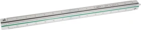 Aristo Dreikantmaßstab Berufsschule 30cm, weiß