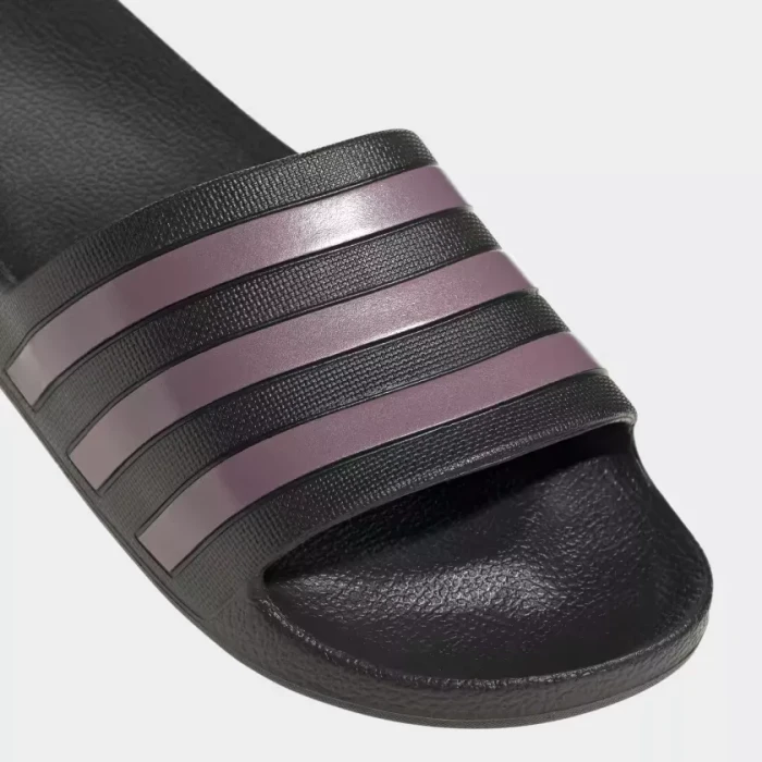 adidas Aqua Adilette core black/matt purple (Damen)