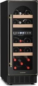 Klarstein Victoria 17 Flaschen schwarz/antik gold metallic