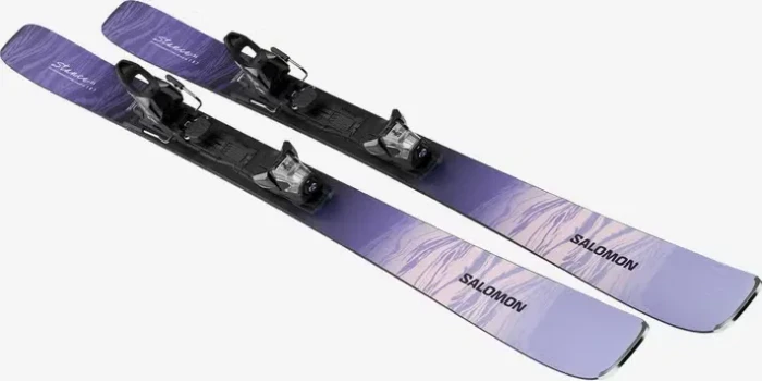 Salomon Stance 84 + M11 sweet lavender/bleached denim (inkl. Bindung) (Damen) (Modell 2025/2026)