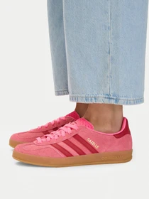 adidas Gazelle Indoor lucid pink/team victory red/gold metallic (Junior)