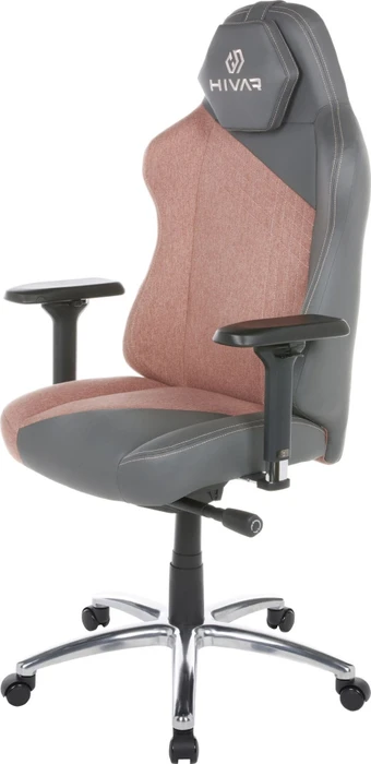 Hivar Skylar Gamingstuhl, Rose Silver