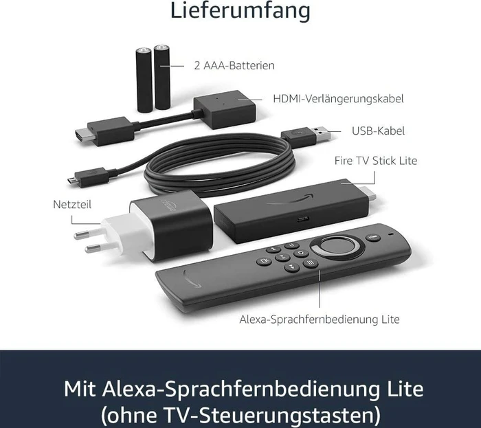 Amazon Fire TV Stick Lite - 1st Gen (2020)