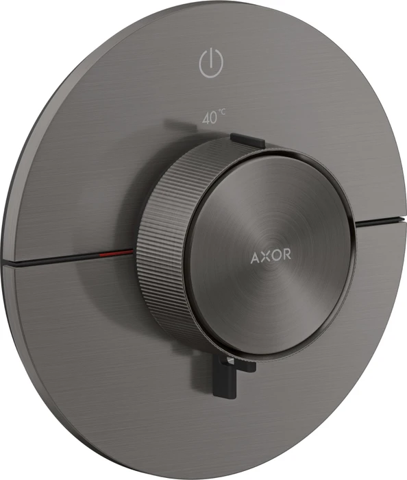 Hansgrohe Axor ShowerSelect ID rund Thermostat für 1 Verbraucher brushed black chrome