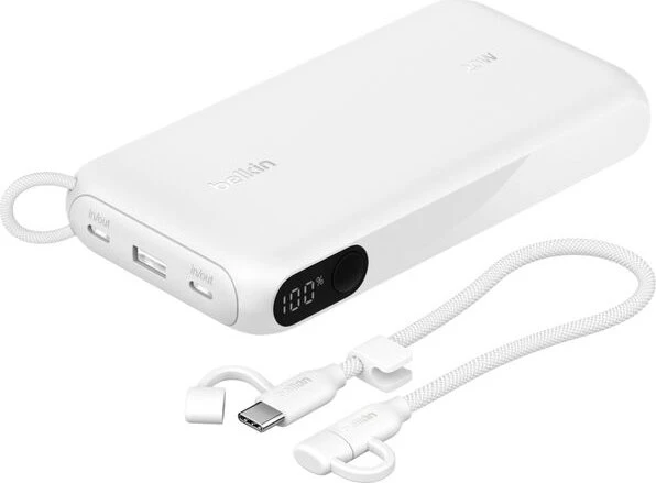 Belkin BoostCharge Powerbank 20K mit Display weiß
