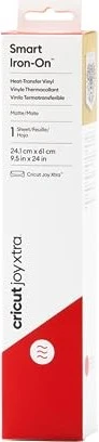 Cricut Joy Xtra Smart Vinyl Iron On Bügelfolie rot, 24.1x30.5cm, 3 Stück