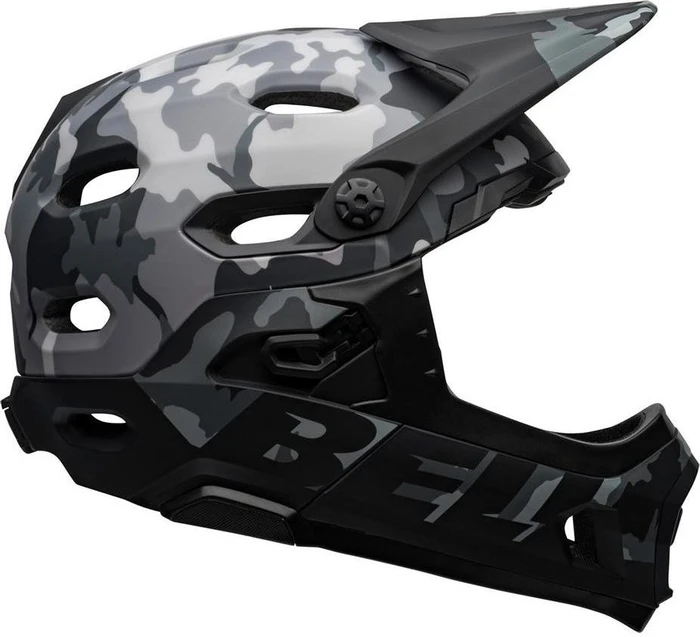 Bell Super DH Spherical Fullface-Helm matte/gloss black camo