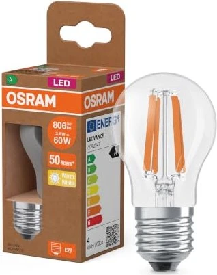 Osram Ledvance Superstar+ Classic P FIL 60 3.8W/827 E27