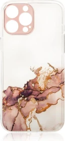 Hurtel Marble Case für Xiaomi Redmi Note 11 braun