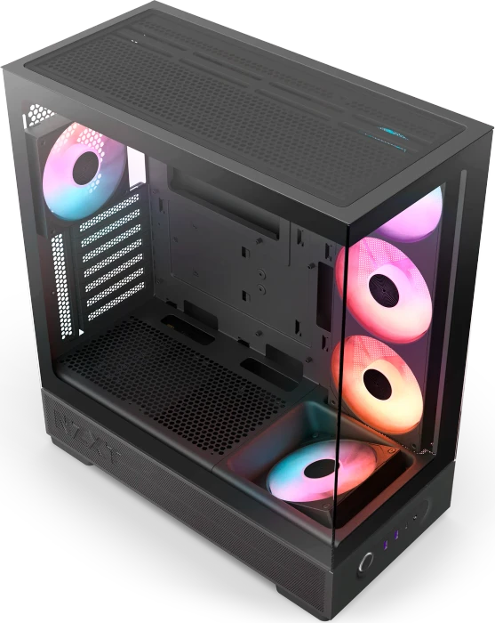 NZXT S5 RGB Deluxe Black, Glasfenster
