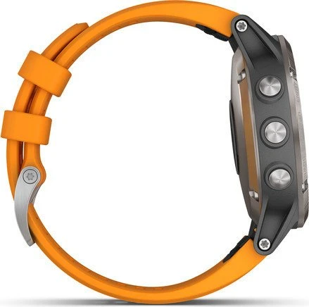 Garmin Fenix 5 Plus Sapphire Titan orange