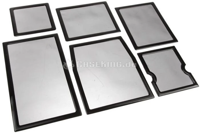 DEMCiflex Staubfilter Set für Cooler Master HAF XM schwarz/schwarz