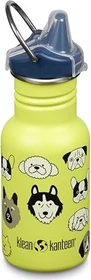 Klean Kanteen Kid Classic Sippy Cap Trinkflasche 355ml dogs