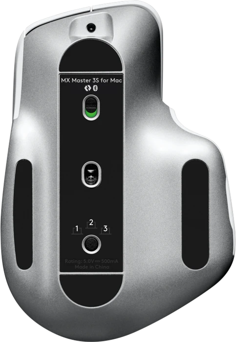 Logitech MX Master 3S for Mac Pale Grey, Logi Bolt, USB/Bluetooth