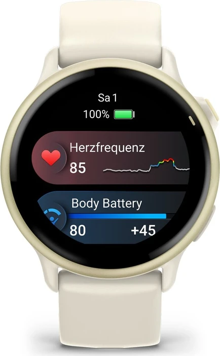 Garmin vivoactive 6 lunar gold/bone