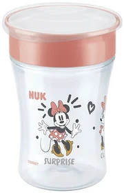 NUK Disney Minnie Mouse Magic Cup Trinkbecher, 8+M, 230ml, rot