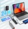 RSHTech 7 Port USB Hub mit Schalter und Netzteil, USB-C/USB-A 3.1 [Stecker] Vorschaubild