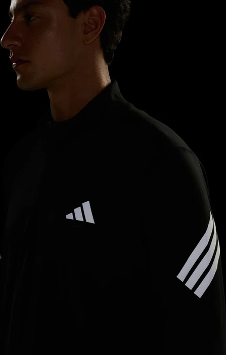 adidas Adi365 Iconic Half Zip Laufshirt langarm schwarz (Herren)