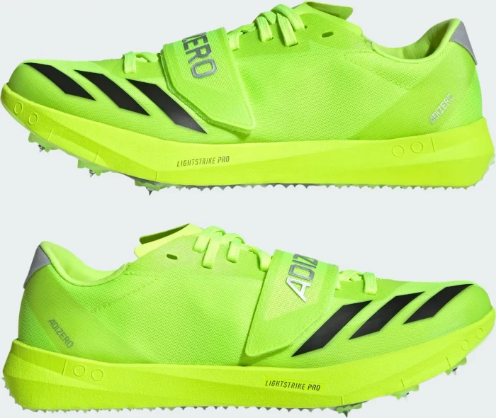 adidas Adizero TJ/PV lucid lemon/core black/silver metallic (Herren)